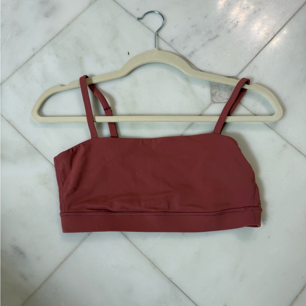 CRZ YOGA Sports Bra in Brick Red